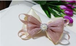 处女座专属蝴蝶结发夹