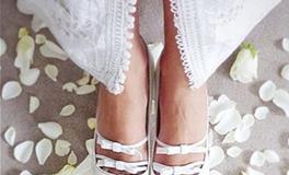 射手座的婚纱鞋子