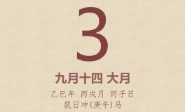 今日老黄历(2025年11月3日)：黄历宜忌、财神方位、特吉生肖、打麻将财位
